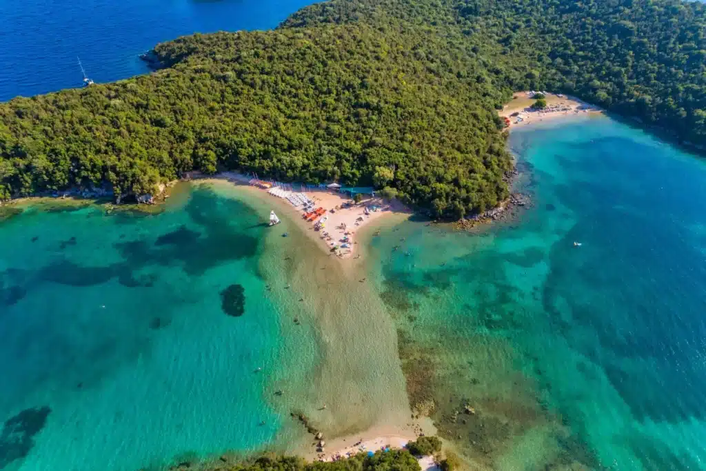 BELLA VRAKA BEACH SIVOTA AERIAL PHOTO
