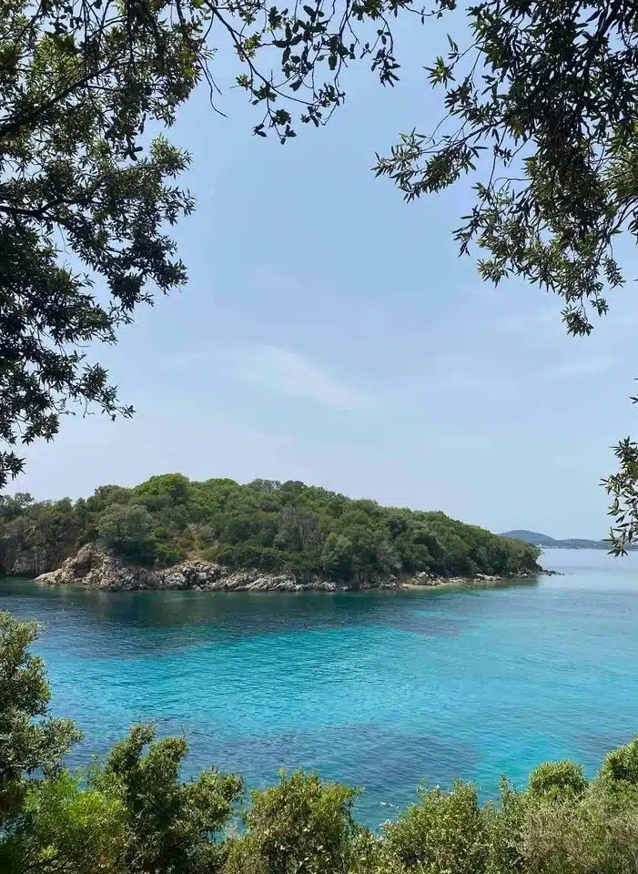 Belvedere Holiday Apartment Sivota VIEW from window agia paraskevi beach