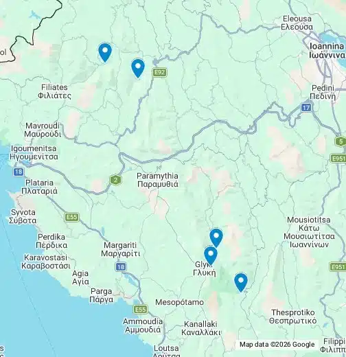 ΔΡΟΣΕΡΕΣ ΟΑΣΕΙΣ ΣΤΗΝ ΘΕΣΠΡΩΤΙΑ - Google My Maps ΔΡΟΣΕΡΕΣ ΟΑΣΕΙΣ ΣΤΗΝ ΘΕΣΠΡΩΤΙΑ