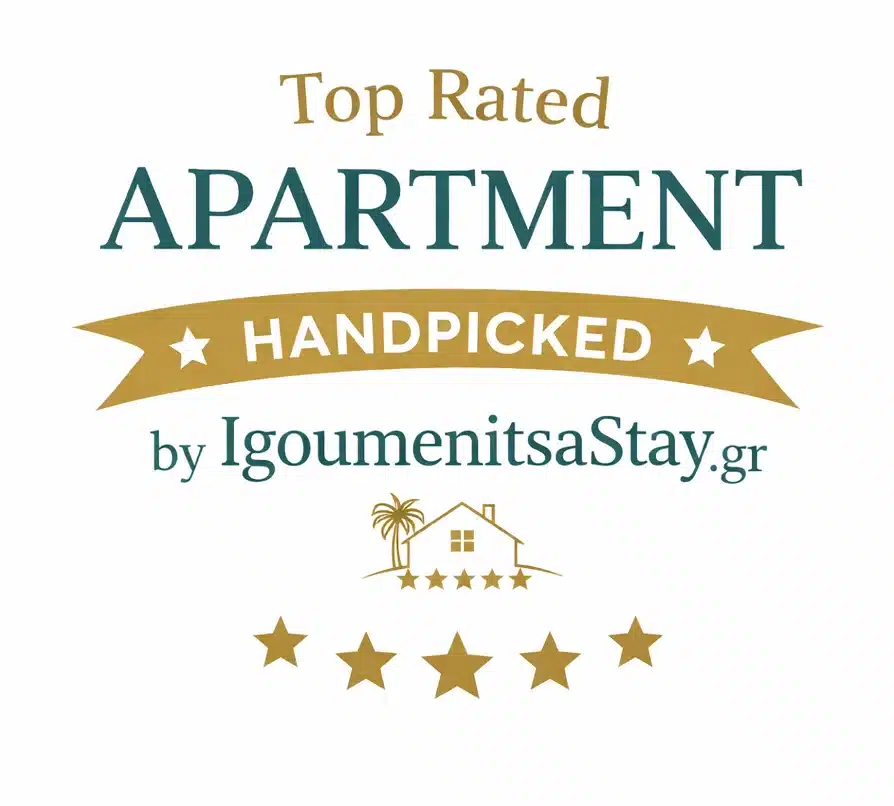 Handpicked and verified apartment badge by IgoumenitsaStay.gr for top-rated stays in Igoumenitsa, Sivota and Thesprotia