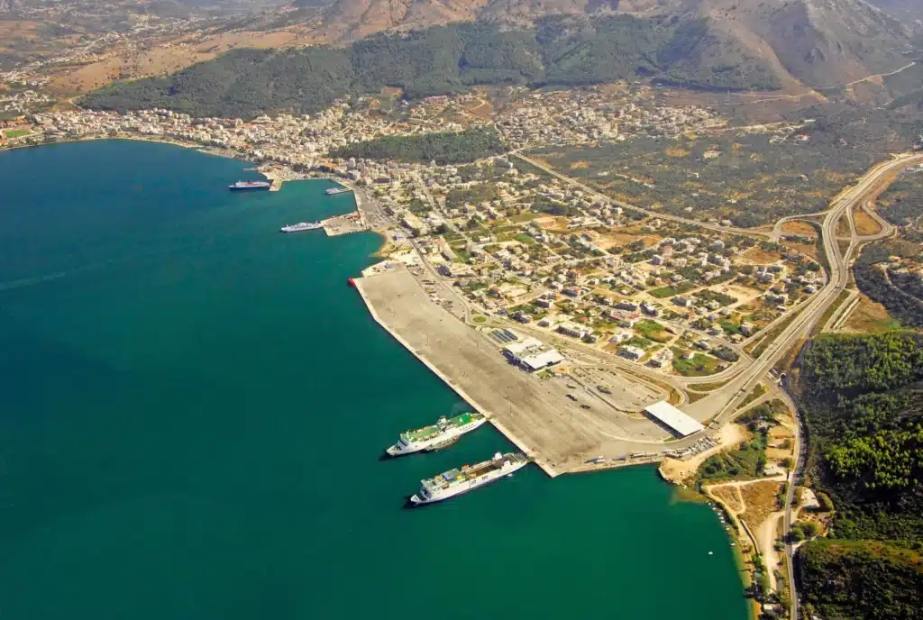 Αεροφωτογραφία της Ηγουμενίτσας