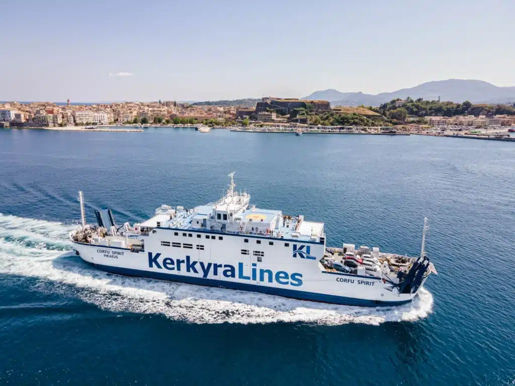 Kerkyra Lines ferry from Igoumenitsa to Corfu – fast connection to Kerkyra island Greece