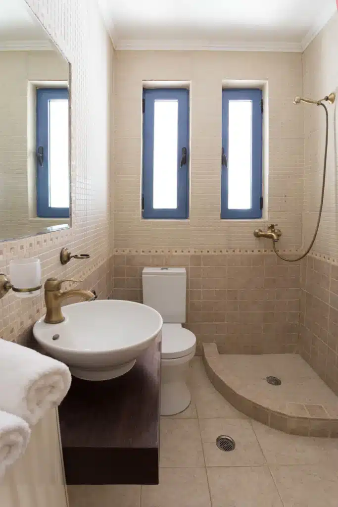 Bathroom with shower at Casa di campagna