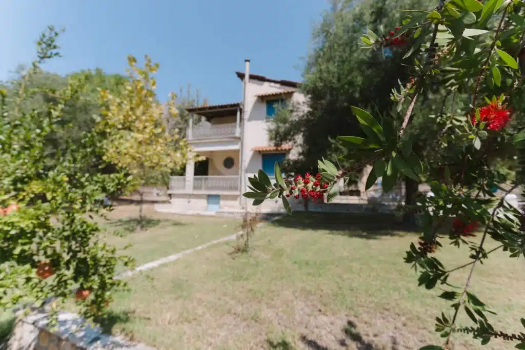 Villa and olive grove garden at Casa di campagna